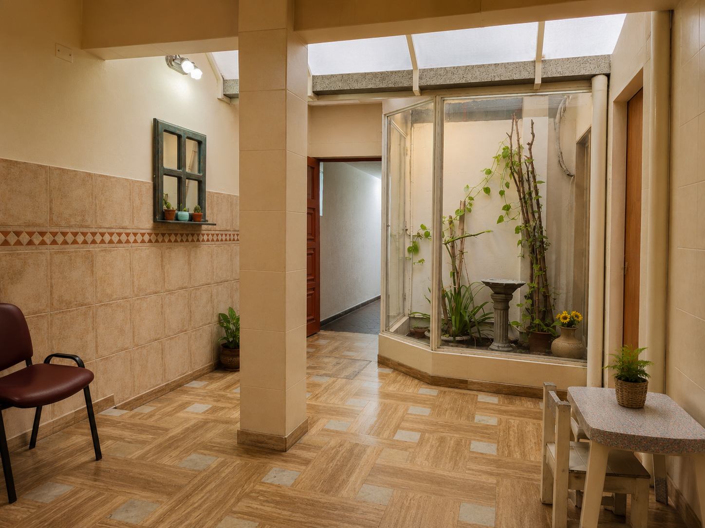Sala de espera de Activamente, planta baja