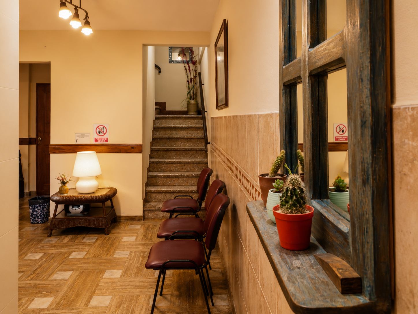 Sala de espera de Activamente, planta baja